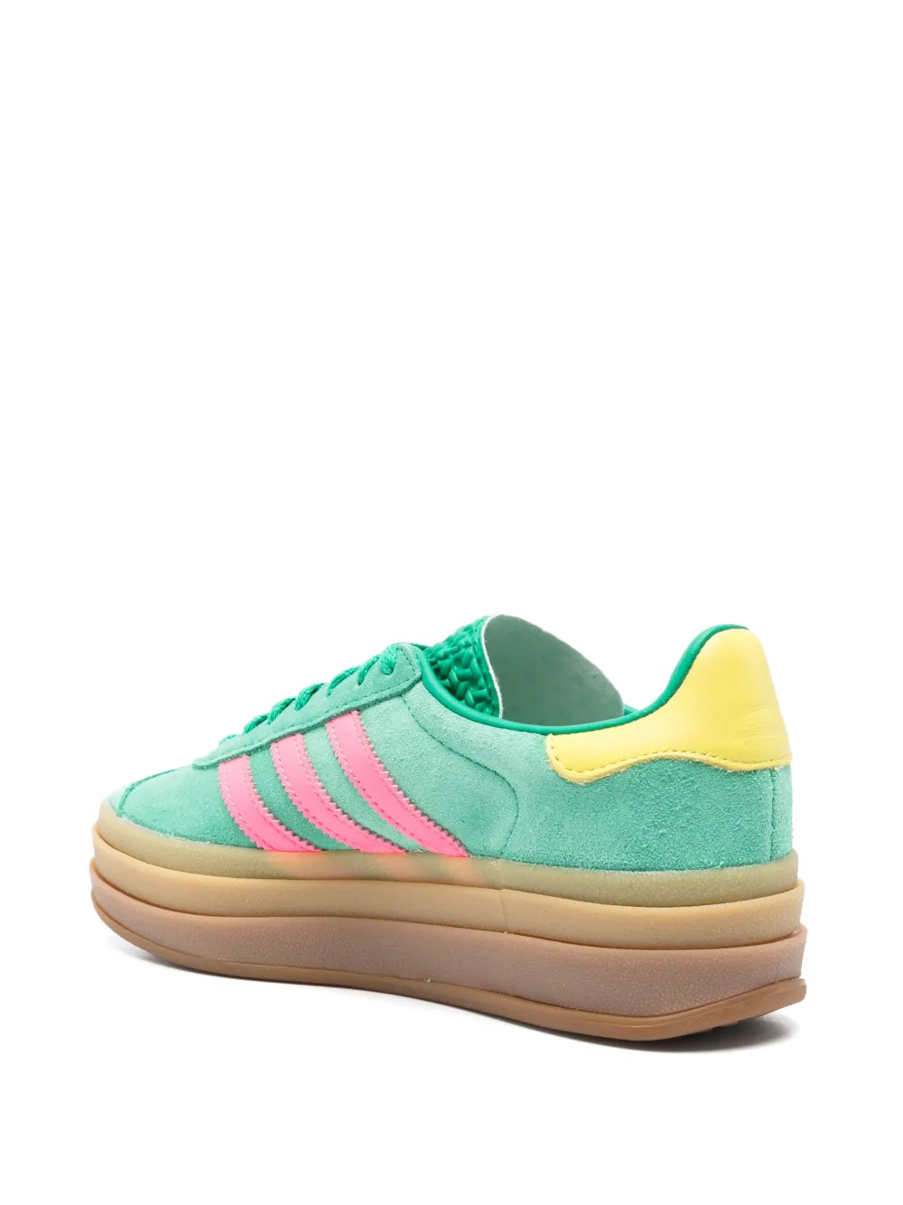 Adidas Gazelle Platform Green/Pink