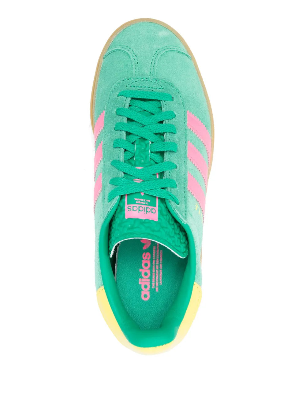 Adidas Gazelle Platform Green/Pink