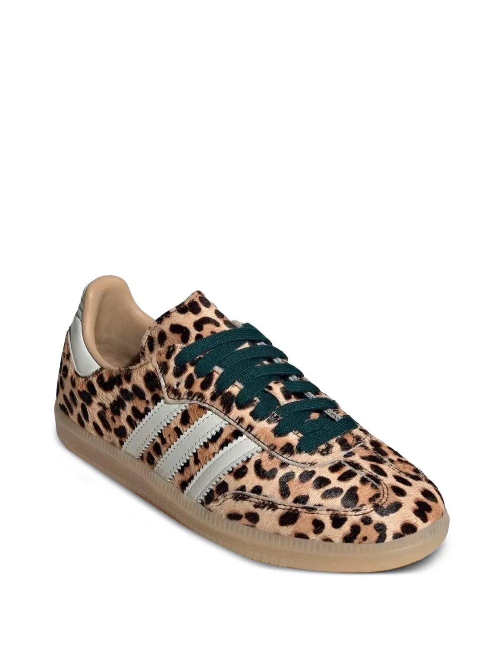 Adidas Samba OG leopard-print three-stripe