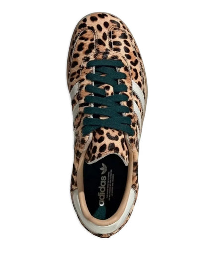 Adidas Samba OG leopard-print three-stripe