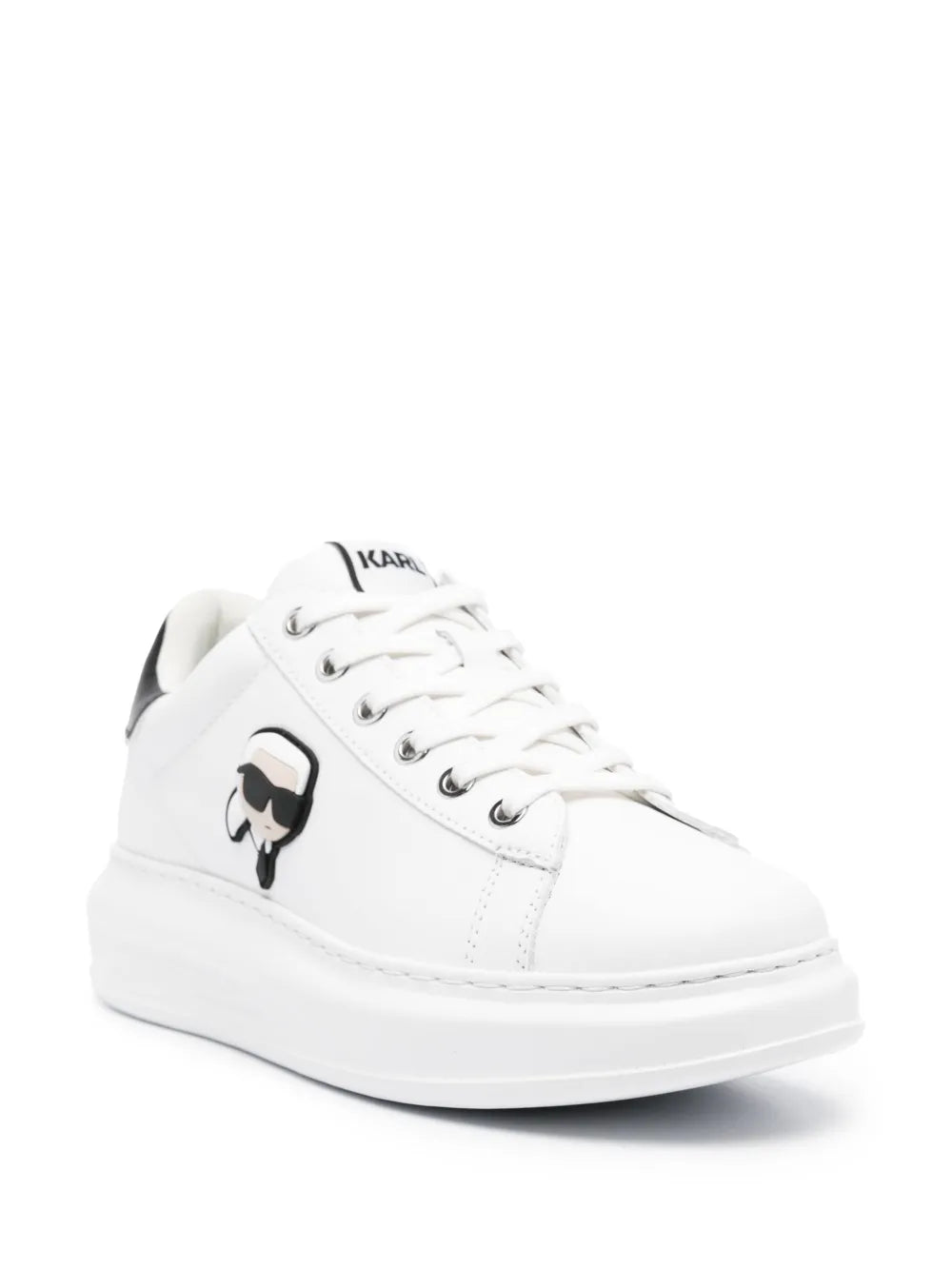 Karl Lagerfield K/Ikonik leather trainers
