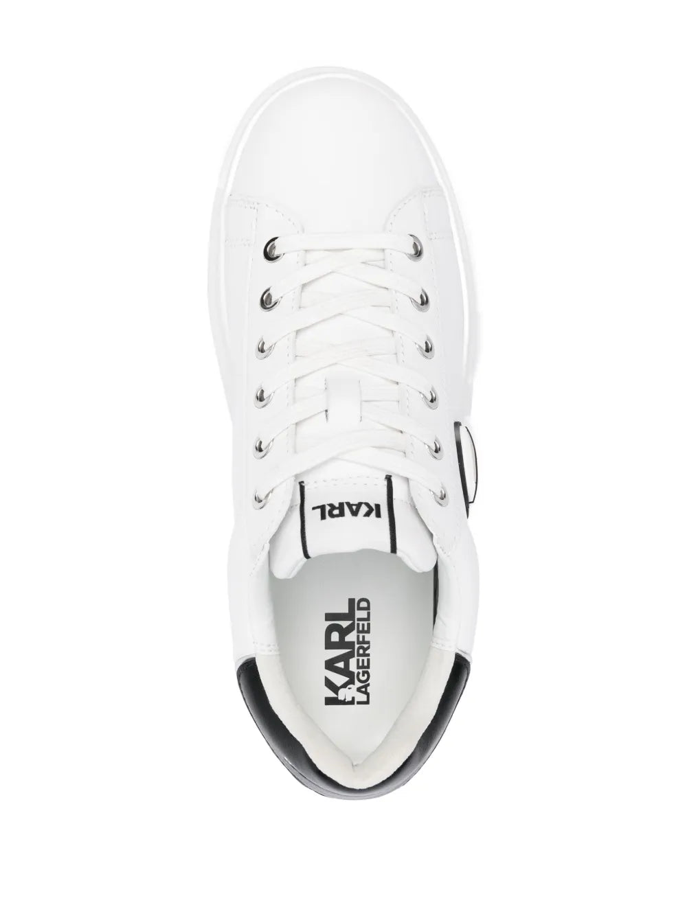 Karl Lagerfield K/Ikonik leather trainers